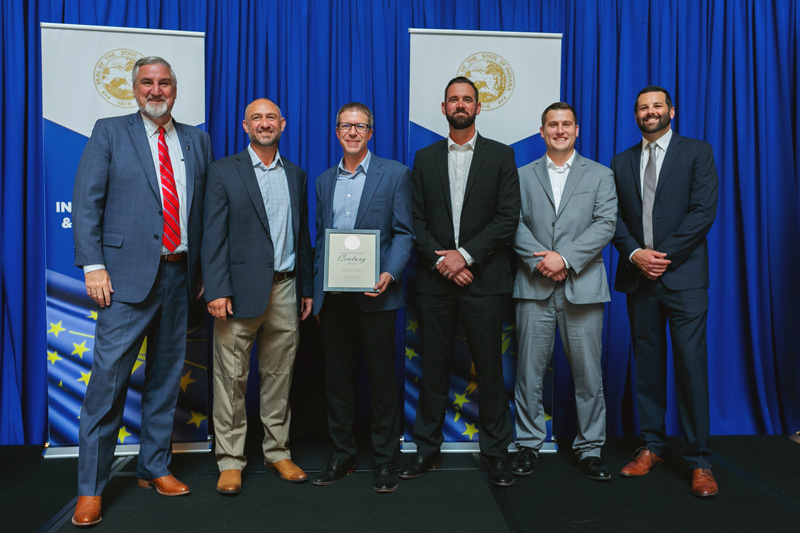 Springs Valley Bank & Trust Company Receives the Governor’s Century Award
